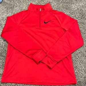 Nike boys red Pullover size small
